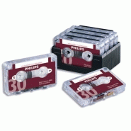 Philips lot de 10 mini-cassettes pour machine à dicter 2x15mm lfh0005/60 Philips lot de 10 mini-cassettes pour machine à dicter 2x15mm lfh0005/60
