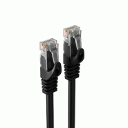 Shiverpeaks Câble patch Cat. 6A, U/UTP, 3,00 m, noir - noir 4017538090072