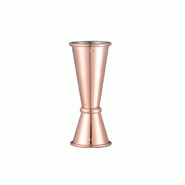 Stalgast Jigger, style japonais, double face, acier inoxydable, couleur cuivre, 25/50 ml - BE0211255