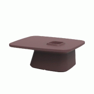 Table basse design in & out NOMA - grenat