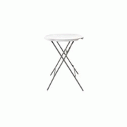 Table haute pliante ronde Fornor diamètre 80 x H 110 cm - 8422175148011 Table haute pliante ronde Fornor diamètre 80 x H 110 cm - 8422175148011