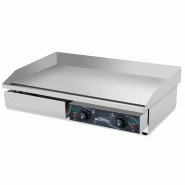 Vaiotec Plaque de gril électrique EASYLINE Largeur 730 mm, surface de gril lisse - inox 11027