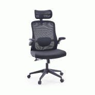 Chaise de bureau / Fauteuil pivotant Vertuflex 3D tissu maille / Assise tissu noir mybuero - noir polyester 670683 Chaise de bureau / Fauteuil pivotant Vertuflex 3D tissu maille / Assise tissu noir mybuero - noir polyester 670683