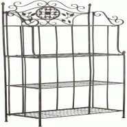 CLP Etagere a plantes Flora Métal HBT: 175x66x32 cm Bronze - marron métal 13298135