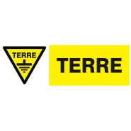 Danger terre 330x120mm TALIAPLAST | 626318 Danger terre 330x120mm TALIAPLAST | 626318