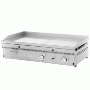 Fry-Top électrique FULL-CROM rainurée en CHROME - L900 | Mainho - FCRRE90