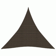 Helloshop26 - Voile toile d'ombrage parasol 160 g/m² 4,5 x 4,5 x 4,5 m PEHD marron 02_0009161 - marron 3000490082729