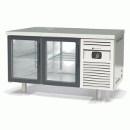 Meuble pâtissier professionnel 800 positif avec groupe - 2 portes v... - PMRPV-150