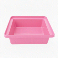 PLAST'UP ROTOMOULAGE Bac de rangement empilable 30l - ROSE - rose plastique 0750122558568