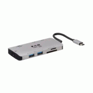 Tripp Lite U442-DOCK5-GY station d'accueil Avec fil USB 3.2 Gen 1 (3.1 Gen 1) Type-C Gris