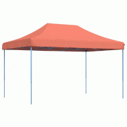 VidaXL Tente réception pliable escamotable terre cuite 440x292x315 cm Modèle AbriReflex 323 - rouge 4004965