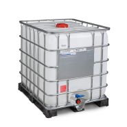 266167w - cuve ibc produits dangereux, palette pe, 1000 litres, ouverture dn 150