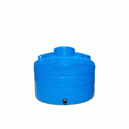 Cuve de stockage d'eau 4000L - PREMIUM - Citerne aérienne avec vanne PVC DN50 et vidange pro