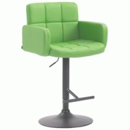 Décoshop26 - Tabouret de bar Los Angeles - Confortable et élégant ! Métal PVC vert 10_0005188 - 3000267088527 Décoshop26 - Tabouret de bar Los Angeles - Confortable et élégant ! Métal PVC vert 10_0005188 - 3000267088527