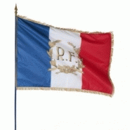 Drapeau français de façade personnalisé - drapfrfp