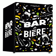 FrigeluX Bar à bière, 88 L net, Classe énergétique E, design unique 'Bar à bière' BAB89NEG - multicolore 3541362506085_0