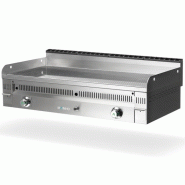 Fry-Top à gaz EURO-CROM rainurée en CHROME - L1200 | Mainho - PCRR120N