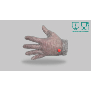 Gants réversibles sans manchette cotte de maille inox agro-alimentaire WILCO fabriqués en France - GCMWLINX-MN07/G_0