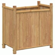 Helloshop26 - Jardinière bac lit surélevé plantes fleurs terrasse jardin 50 x 30 x 50 cm bambou marron 02_0037625 - 3000213909784 Helloshop26 - Jardinière bac lit surélevé plantes fleurs terrasse jardin 50 x 30 x 50 cm bambou marron 02_0037625 - 3000213909784