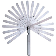 Jauges d'épaisseur Mitutoyo® - 20 lames - capacité 0,05 à 1 mm - précision élevée - référence 184-304S