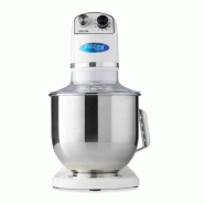 Mixer planétaire - 7 L - jusqu'à 2 kg de pâte - blanc | Maxima - 09300154