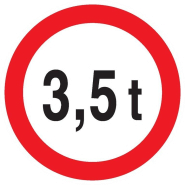 Panneaux rigides ronds 80 mm interdictions obligations - PNRPSC-TL02/I35T_0