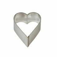 Schneider - Cercle à gâteau "Cœur", Aluminium, 200 x 50 x 2 mm - aluminium 155072