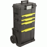 Servante de chantier + boîte à outils STANLEY plastique, 4 tiroirs 50 cm