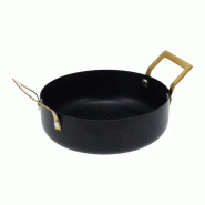 WellHome - Plat de présentation en acier inoxydable Ø13x4cm - inox WH16756