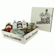 Boite carton carrée empilable Balade Gourmande 33x33 - Boite carton carrée empilable Balade Gourmande 33x33 -