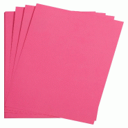 Clairefontaine Etui de 50 feuilles de papier Maya, 120 g/m², A1, coloris rose fuchsia - violet 97860C