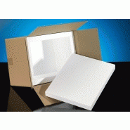 Emballages isothermes cryo-xpress en polystyrène assemblé