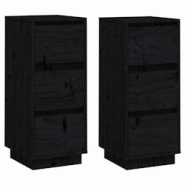 Helloshop26 - Buffet bahut commode armoire meuble de rangement organisateur cuisine salle de séjour salons lot de 2 32 x 34 x 75 cm 02_0036896 - 3000 Helloshop26 - Buffet bahut commode armoire meuble de rangement organisateur cuisine salle de séjour salons lot de 2 32 x 34 x 75 cm 02_0036896 - 3000