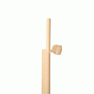 Paille papier kraft avec sachet Ø0,60x21cm - par 3000
