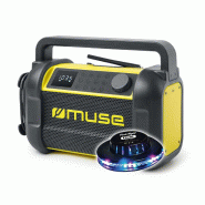 Radio de Chantier Robuste Muse M-928 BTY étanche à la poussière et aux éclaboussures (IP64), Bluetooth, Radio, Lumière inclus - 3666638038708 Radio de Chantier Robuste Muse M-928 BTY étanche à la poussière et aux éclaboussures (IP64), Bluetooth, Radio, Lumière inclus - 3666638038708