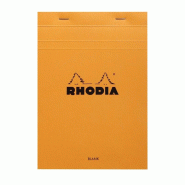 RHODIA Lot de 10 Bloc RODHIA n°16 format 14,8 x 21cm réglure uni 80 grammes 16000 - 3037920160009