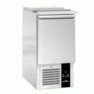 Saladette réfrigérée compacte 1 porte PREMIUM - GOLDINOX - gris 3701770829224