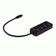 StarTech Hub USB 3.0 Type-C 4 Ports avec Commutateurs