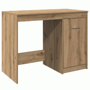 VidaXL Bureau chêne artisanal 100x50x76 cm bois d'ingénierie Modèle Milan Concept - 856003