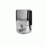 Distributeur savon liquide q-connect manuel acier inoxydable 800ml 179x56x115mm - C75185