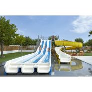 Duo de toboggan aquatique : must'tob et slide'tob, arrivée aquafrein