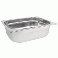 Equipementpro - Bac Gastronorme inox GN 1/2 100mm Vogue - EQK928 Equipementpro - Bac Gastronorme inox GN 1/2 100mm Vogue - EQK928
