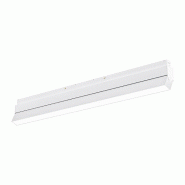 Gea Luce Module Led Linéaire 24W 2168Lm 3000K Blanc Mat - Système De Rail Magnétique 48V - Lumière Diffusée Pour Éclairage Intérieur Profession