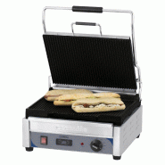 Grill panini grand premium plaques rainurées avec surface 385x300 m... - PCGPRRGPT