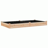 Helloshop26 - Jardinière bac lit surélevé plantes fleurs terrasse jardin de jardin doublure 240 x 120 x 25 cm bois massif sapin 02_0039839 - 300021 Helloshop26 - Jardinière bac lit surélevé plantes fleurs terrasse jardin de jardin doublure 240 x 120 x 25 cm bois massif sapin 02_0039839 - 300021