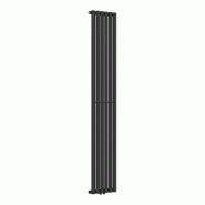 Helloshop26 - Radiateur à panneau design plat 707 watts acier 180 x 36 cm noir 03_0010463 - noir acier 3000225235901_0