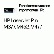 HP 410A toner LaserJet jaune authentique