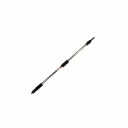 Manche telescopique aluminium pro passage d'eau 240cm (2x120cm)