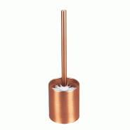 MSV - Porte-brosse WC avec brosse en acier inoxydable, couleur cuivre - multicolore inox 143426