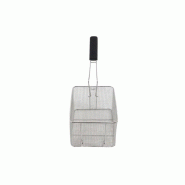 Panier à friture professionnel avec poignée ergonomique, capacité 8 litres, fabriqué en acier inoxydable de haute qualité | Maxima - 9340052